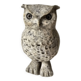 Very beautiful zoomorphic marble sculpture - Owl / Owl signed Jokerz