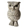 Very beautiful zoomorphic marble sculpture - Owl / Owl signed Jokerz