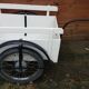 Wooden and iron cart.