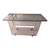 David Lange rolling table for Roche Bobois