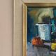 Original Swedish Oil on Canvas – Abstract Still Life – Signed – Vintage