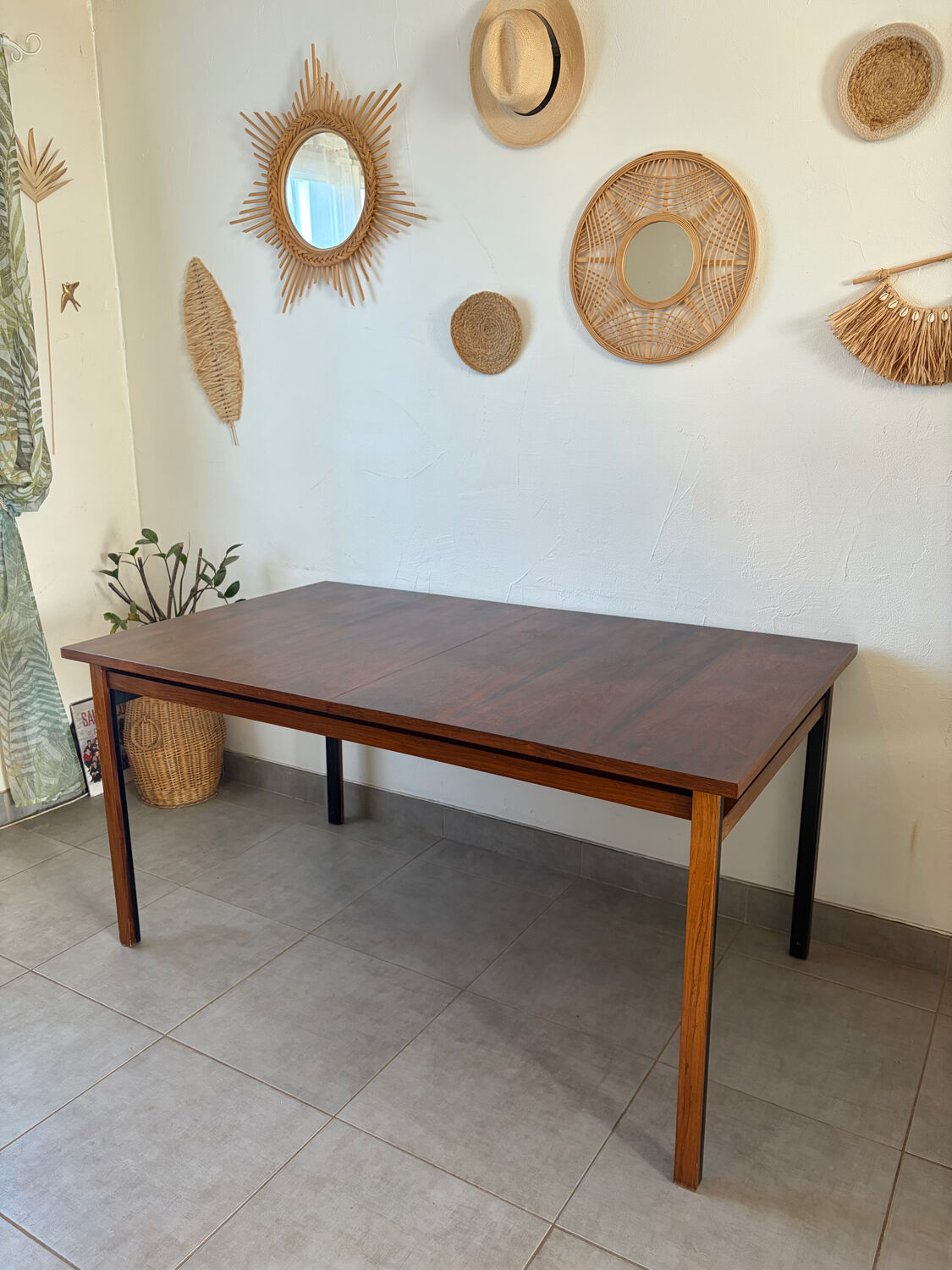 Vintage designer extendable table