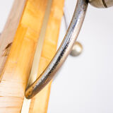 Bamboo entrance rack wood design 1970s vintage modernariate