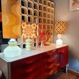 Authentic seventies pattern lamp