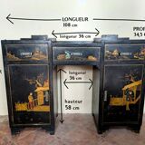 Small Chinese lacquer desk