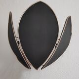 Black and gold wall lamps