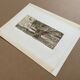 Gravure numérotée ancienne, vue de Venise