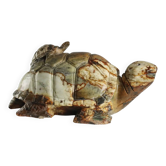 Modern sculpture of a turtle in hard stone, Italy, 20th century