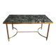 Table basse 1960 marbre vert