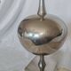 Pied de lampe Philippe Barbier, inox, 1970