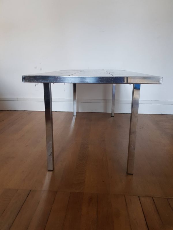Table basse en céramique signée Adri