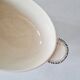 Old oval dish / vegetable dish in ironstone - "Renée" Art Deco model