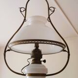 Suspension ancienne en opaline