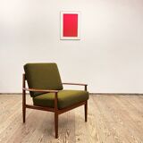 Danish Mid-Century Design Teak Armchair by Grete Jalk for France & Søn, Denmark, 1950s