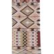 Vintage Turkish hallway rug 80x426 cm