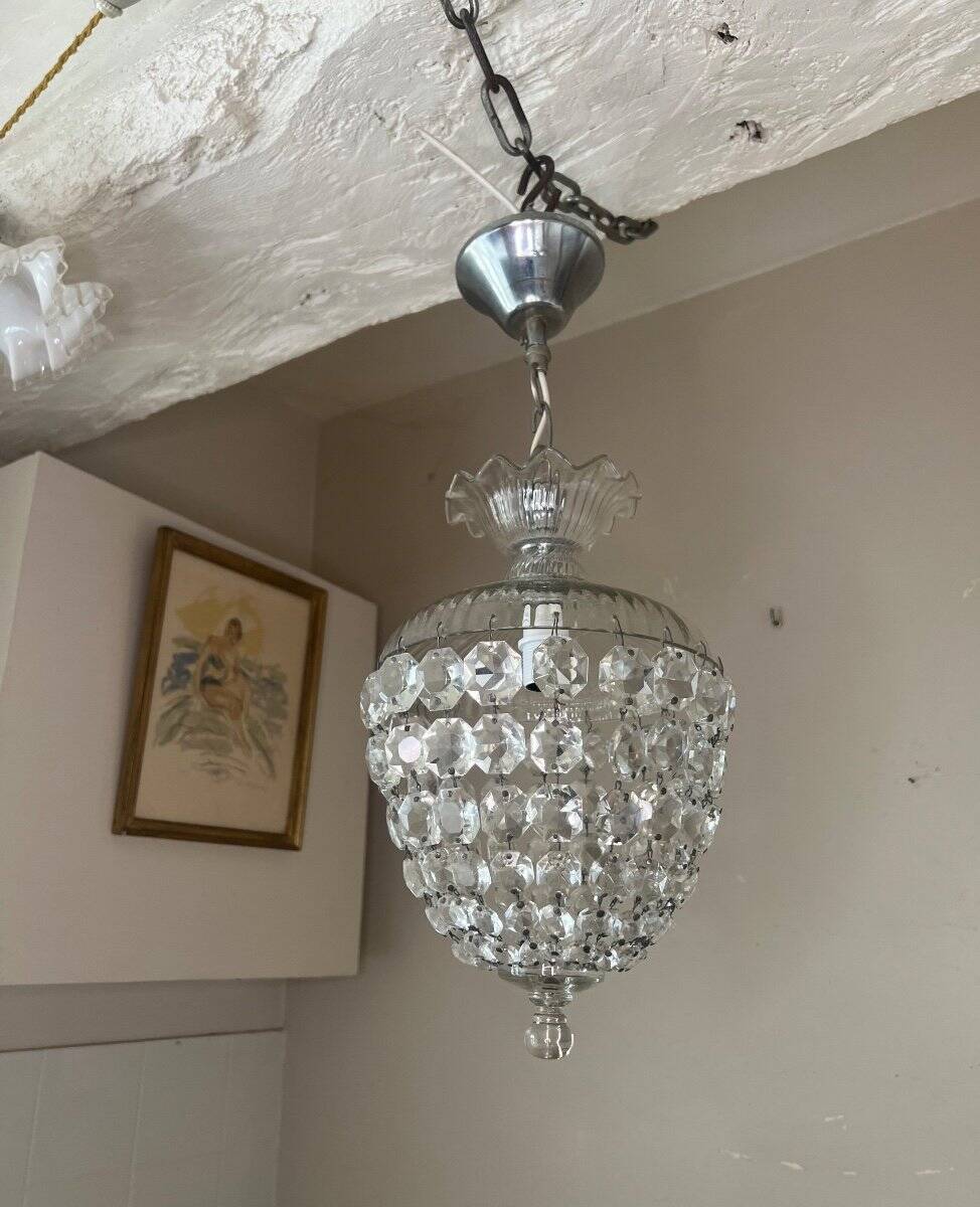 Basket ceiling light