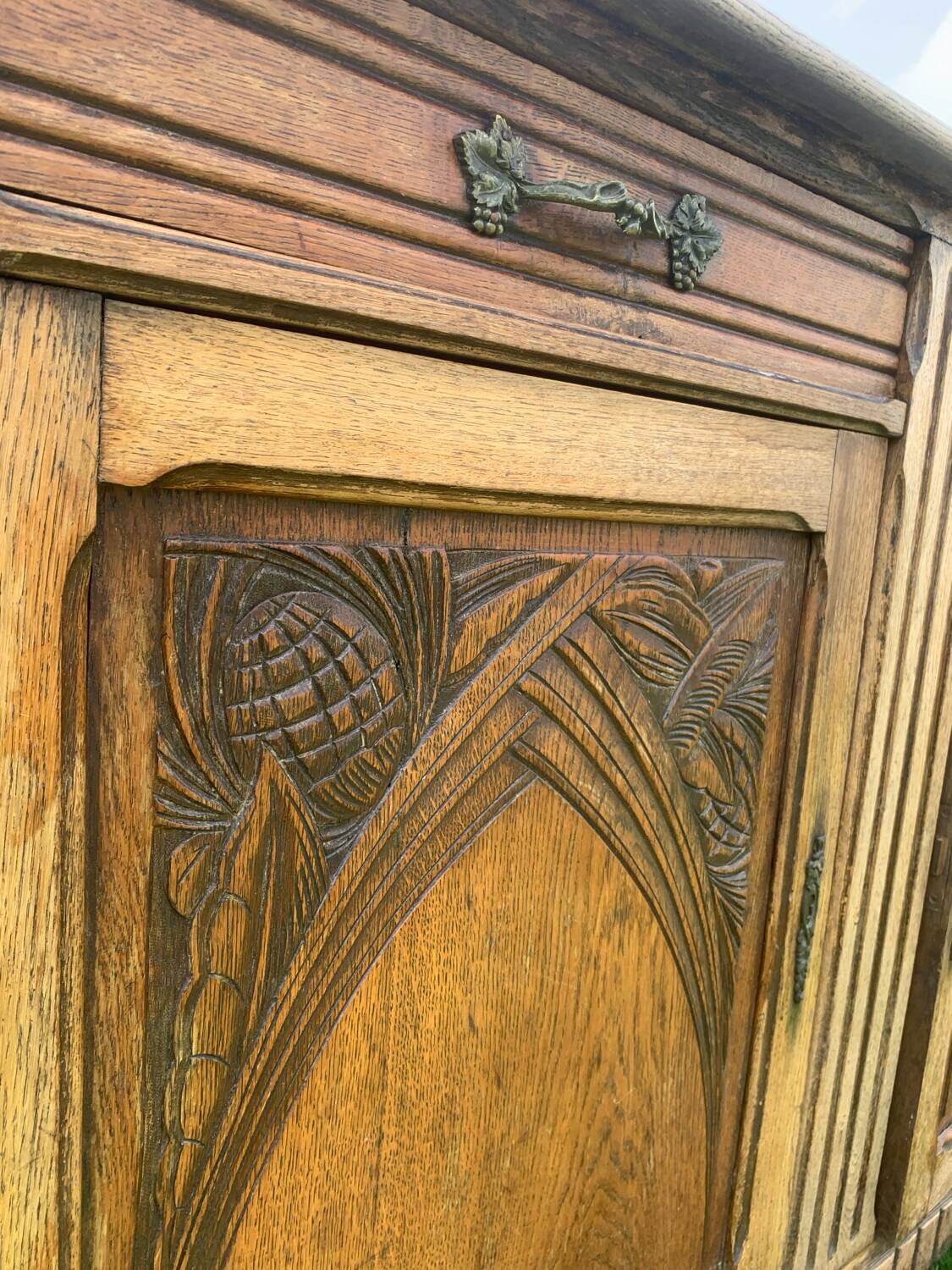 Art Deco Oak Sideboard