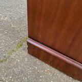 English display cabinet with 4 doors in mahogany, 1960.