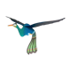 Wooden peacock to hang, mobile peacock