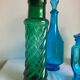 Set of vials, carafes