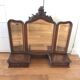 Triptych mirror dressing table