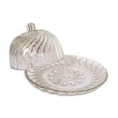 Old cheese bell and its glass plate