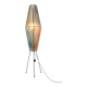 Big mid-century Space Age floor lamp "Rocket" Czechoslovakia / 1960s