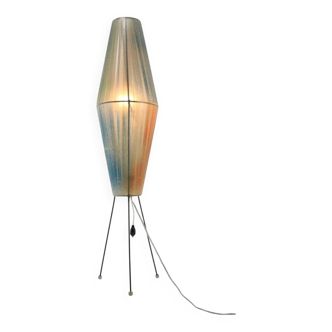 Big mid-century Space Age floor lamp "Rocket" Czechoslovakia / 1960s