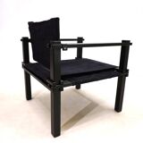 Bofinger set of 2 Farmer lounge chairs with table by Gerd Lange, 1960