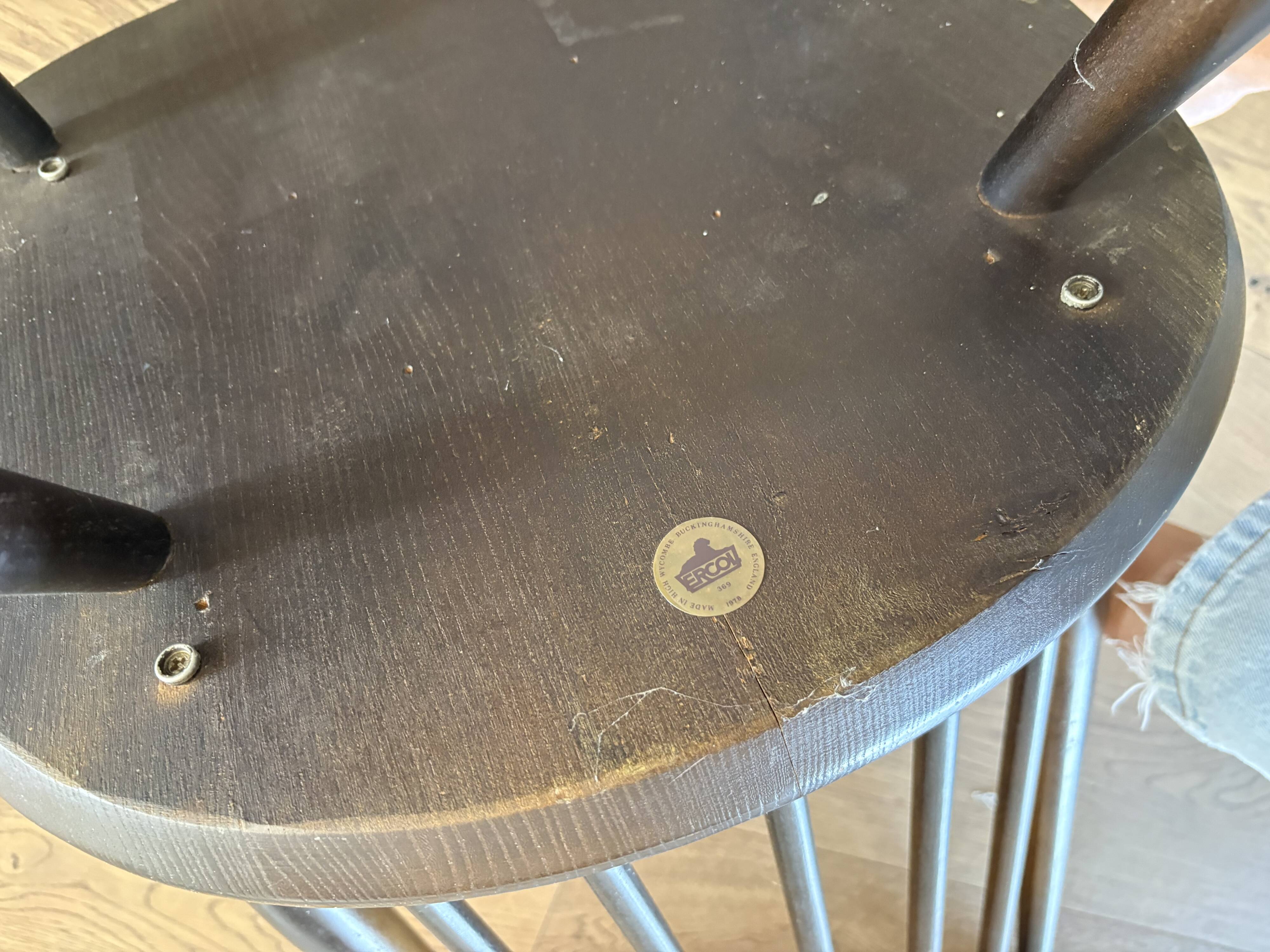 Set of 4 Ercol Chairs 1978