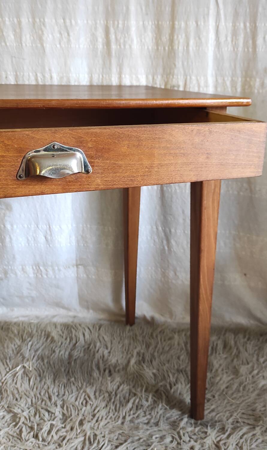 Vintage solid wood desk - mid. 20th century