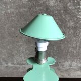 Lampe pince / liseuse champignon vert menthe vintage , 1960