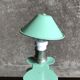 Vintage mint green mushroom clip/reader lamp, 1960s