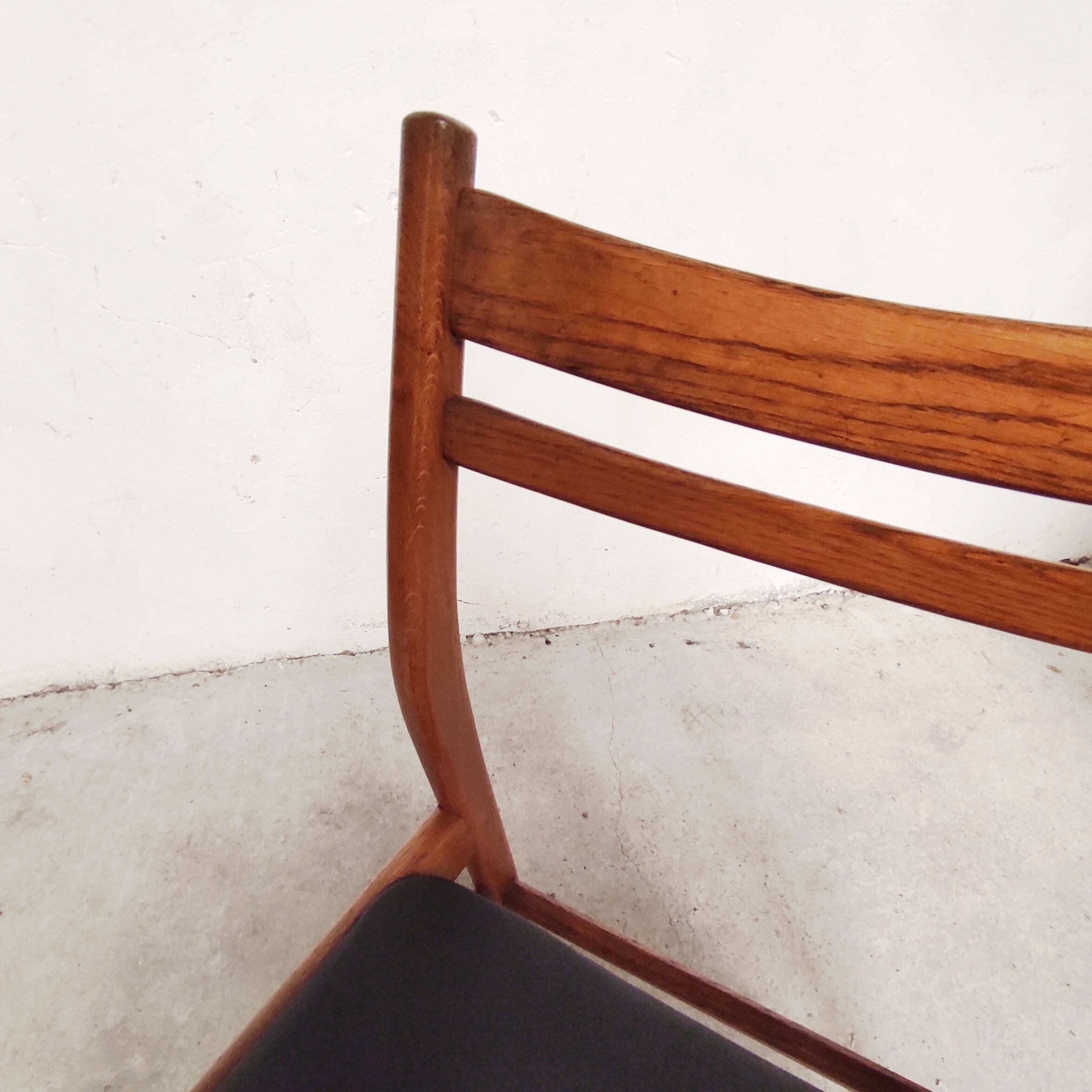 Set of 4 Scandinavian chairs, 1960