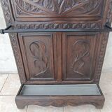 Breton coat rack in natural wood