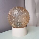 60s glass mid-century ceiling light