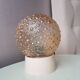 Plafonnier mid-century en verre 60s