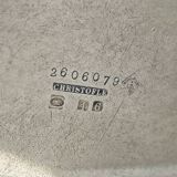 Oval silver-plated metal platters, Christofle