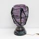Exceptional Sculptural Murano Glass Table Lamp, Unique Piece, 1990