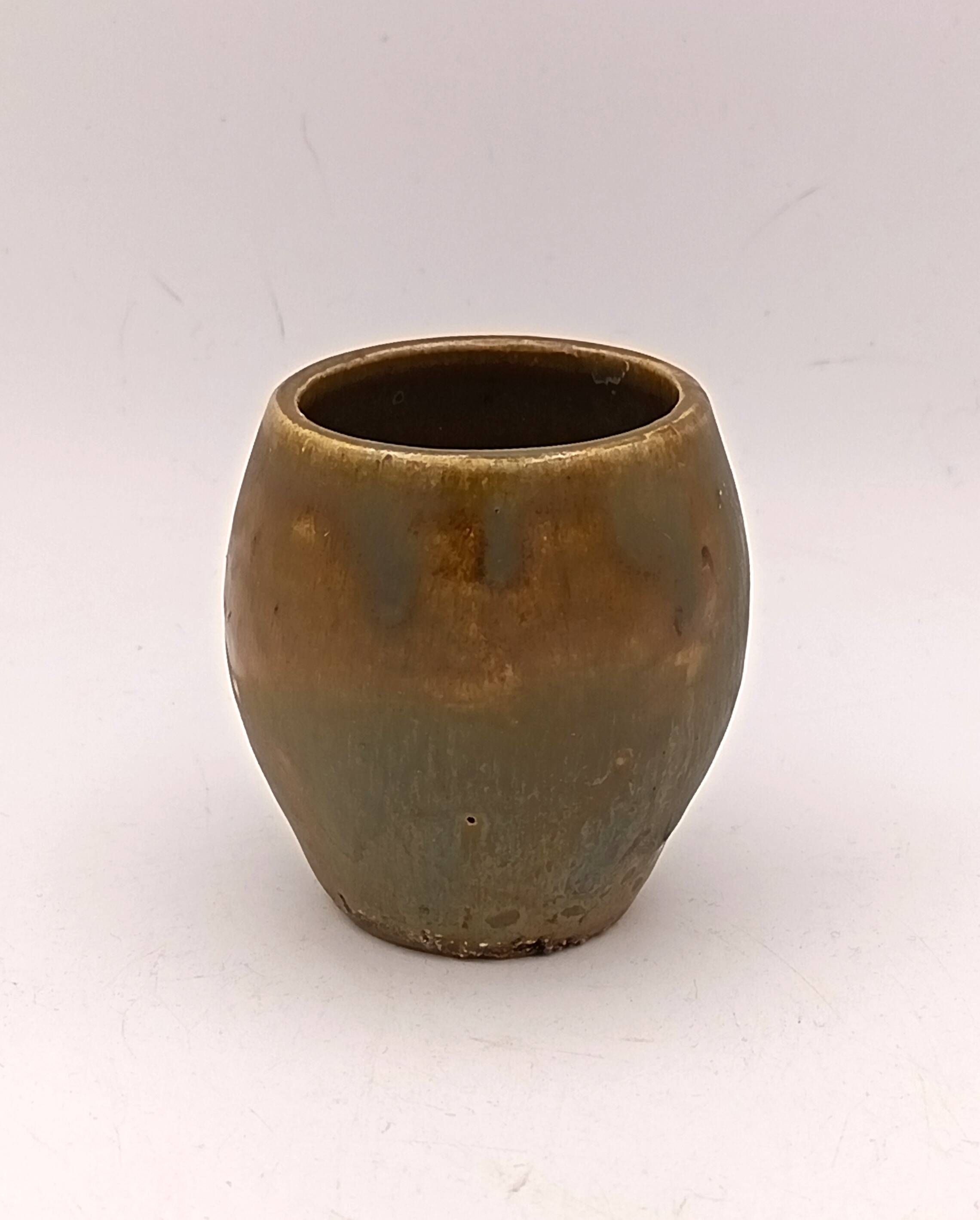 Stoneware vase by Eugène Lion – School of Carriès, Saint-Amand-en-Puisaye