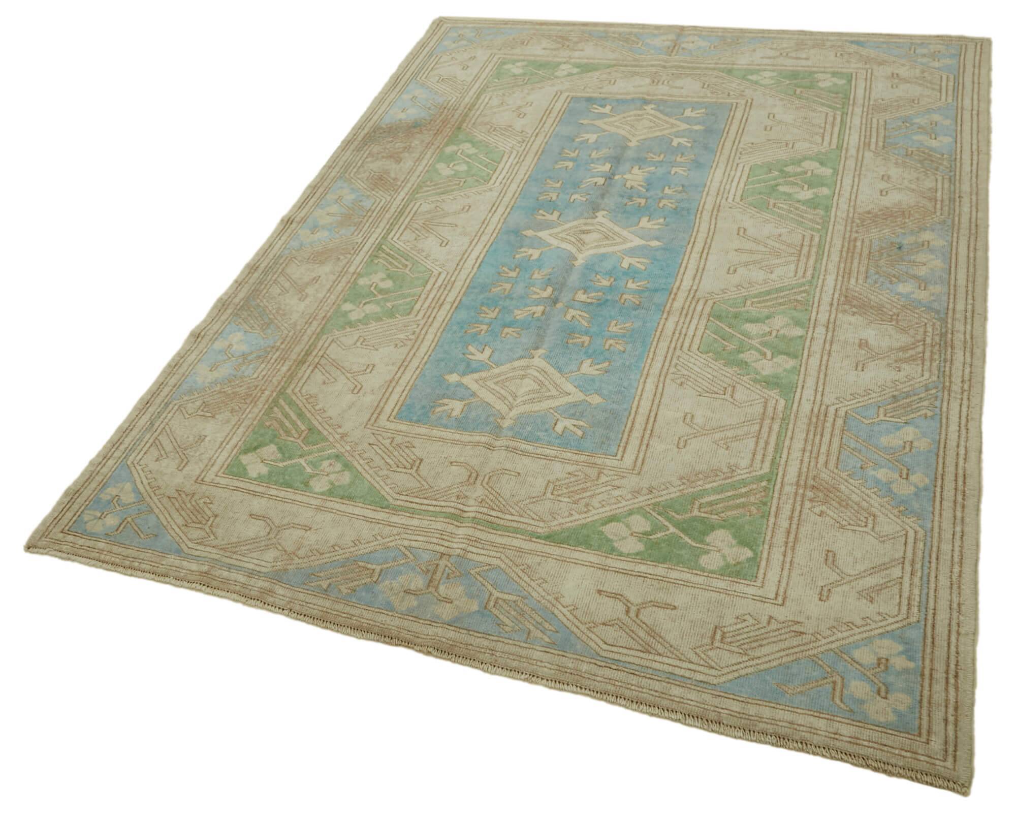 Turkish Vintage Anatolian Rug 169 cm x 242 cm