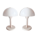 Pair of space age mushroom lamps, France, 70s