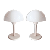 Paire de lampes champignon space age, France, années 70