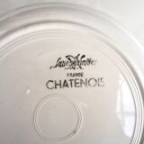 Set de 10 assiettes plates Sarreguemines, modèle Chatenois