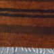 Vintage Moroccan Wool Rug, Minimalist Striped Berber Rug, 146x220