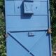 Porte portail H205xL103 ancienne en fer cintrée avec boite aux lettres