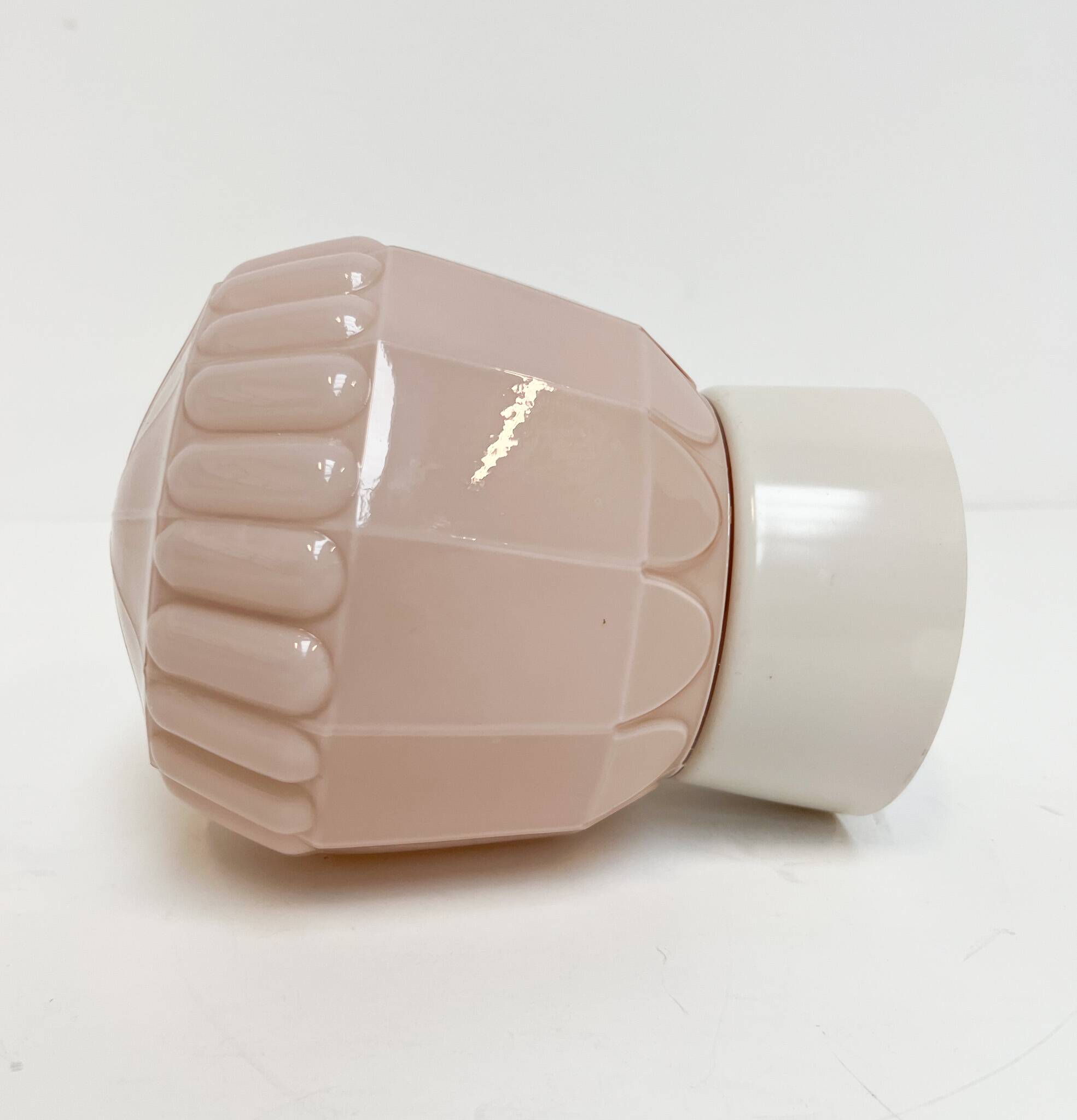 Art Deco pink Thabur ceiling lamp, 1930s