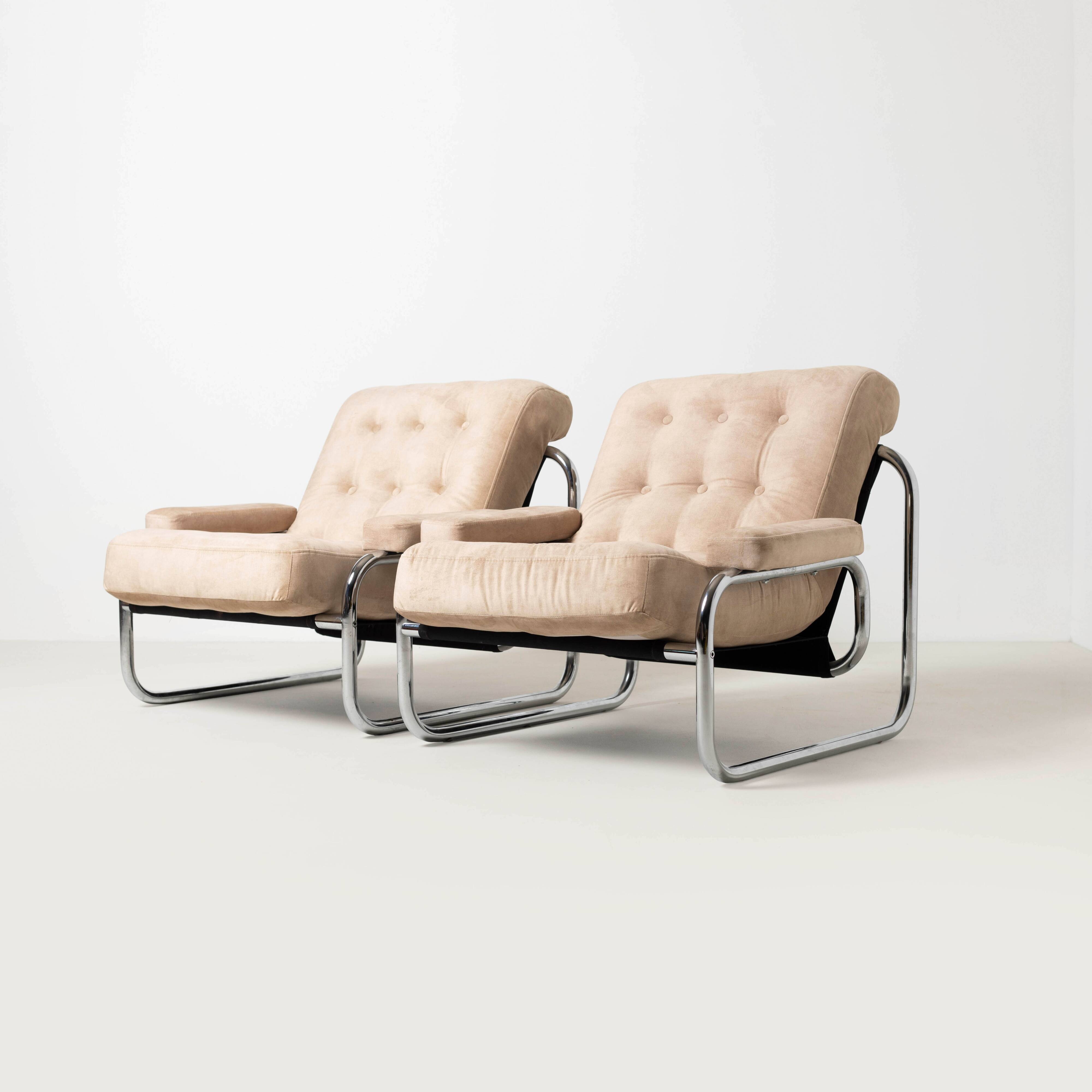 Ensemble de 2 fauteuils lounge emblématiques Borkum par Johan Bertil Häggström pour IKEA