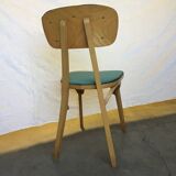 Set of 5 colorful bistro chairs