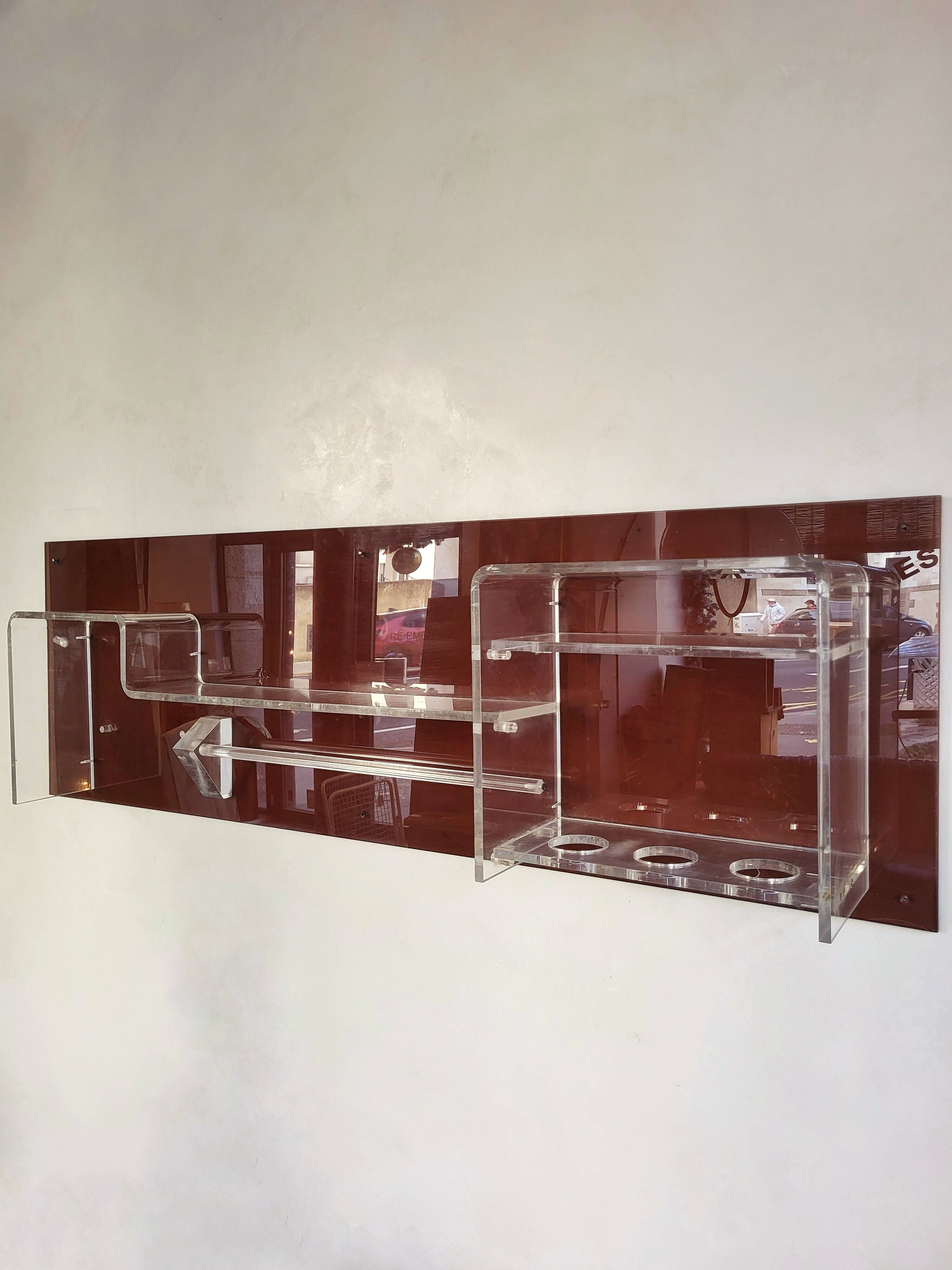 70s wall shelf
